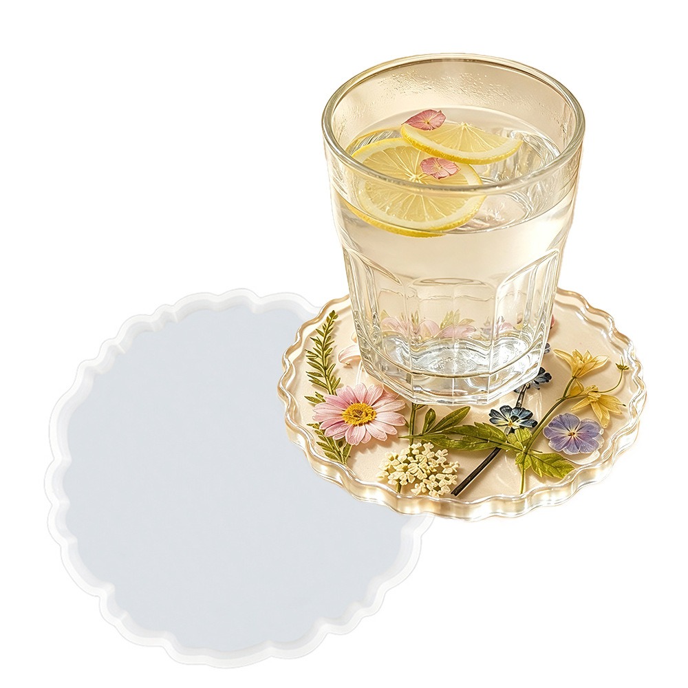 Flower Preservation Resin - S0325 Forma silikonowa do odlewania podstawek