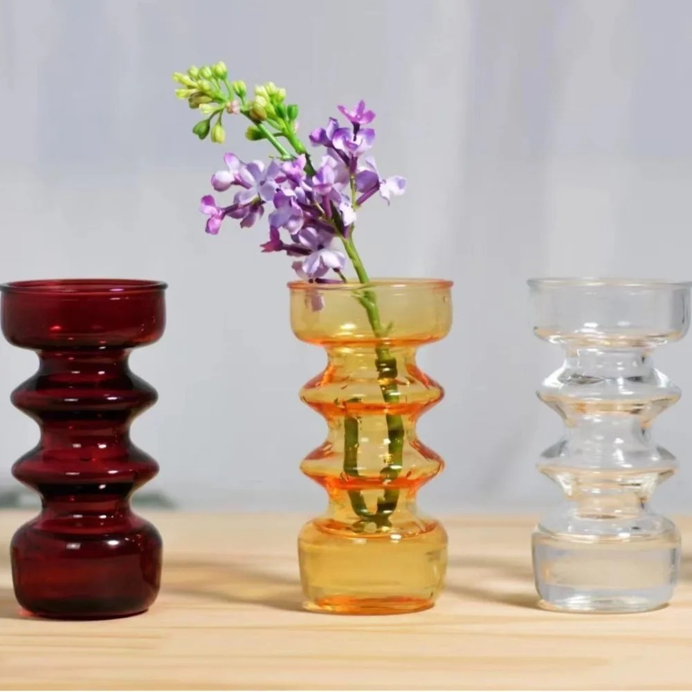 Kolorowe wazony Ozdoby szklane – Dried Flower Bulk recenzja i cena