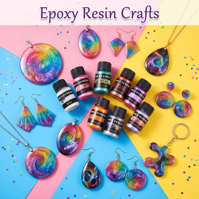 Zestaw 2/24 kolorowych pigment – Resin Pigment Set recenzja i cena