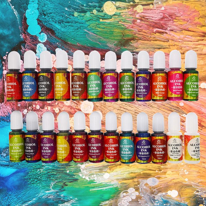 24 Kolory 10 ml Atrament artys – Resin Dye Alcohol recenzja i cena